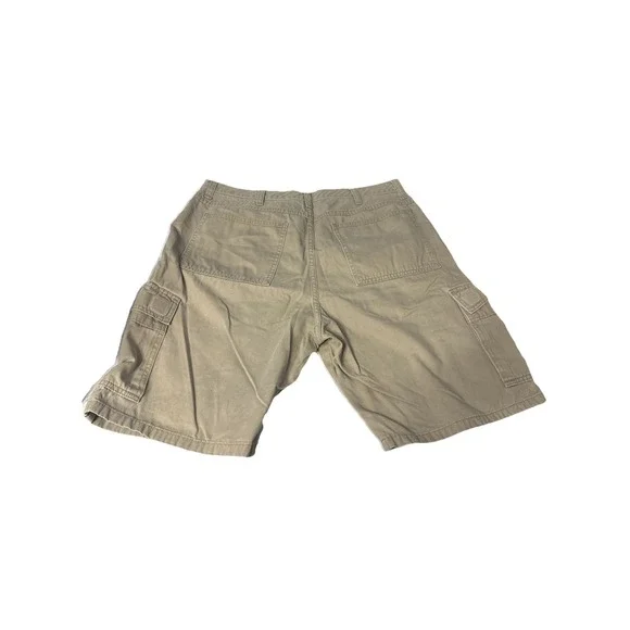 Wrangler Cargo Shorts Mens 34 60BPWGR Khaki Ripstop Outdoor Hiking - Picture 10 of 14